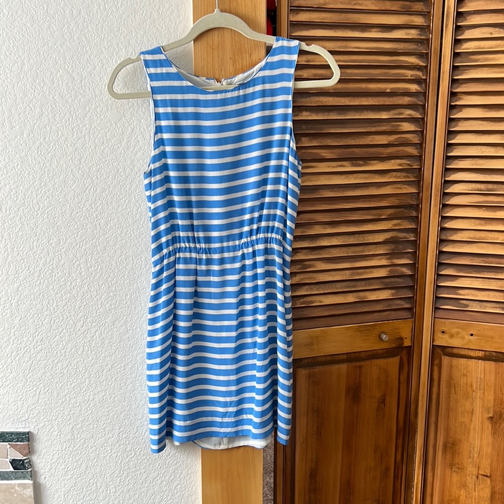 Blue jcrew dress size 4